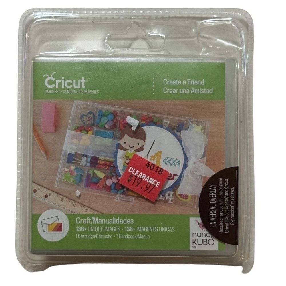 Cricut Nancy Kubo Create a Friend Cartridge Craft New 2002218